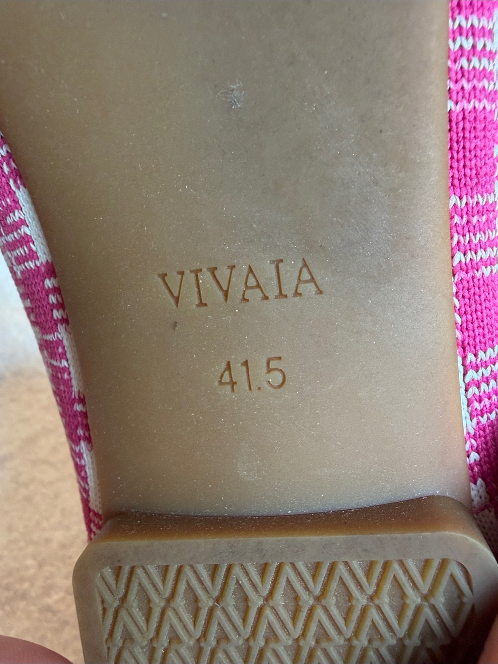VIVAIA Pink Gingham Mary Jane Flats with Buckle Strap - Picture 6 of 8